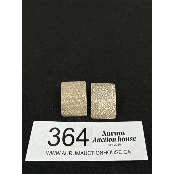 A Good Pair of Sterling Earrings Just Over 10 Grams