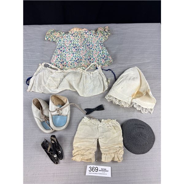 A Lot of Vintage Doll + Baby Clothes