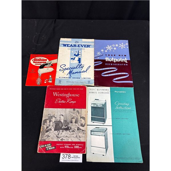 Vintage Booklets on Kitchen Appliances