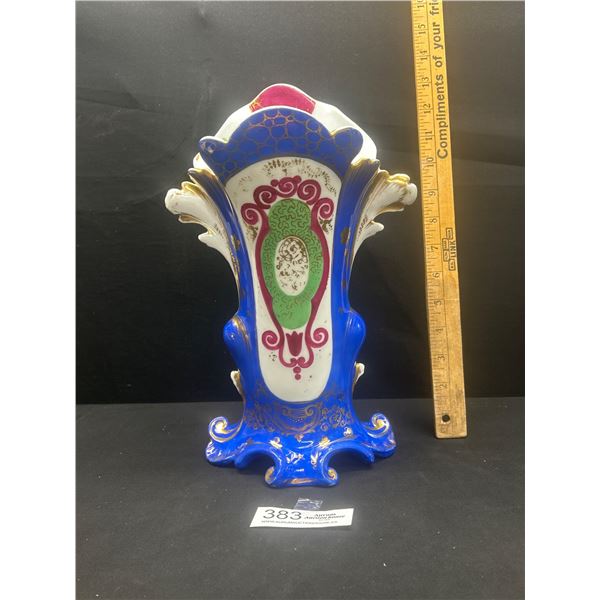 French Porcelain Bridal Vase 1900s