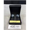 Image 1 : Sherman Earrings Blue in Box
