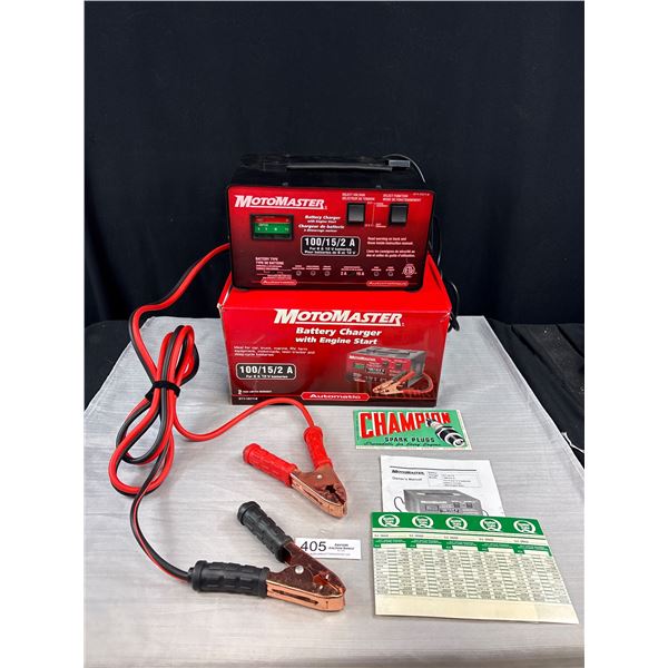 Never Used in Original Box Moto Master Battery Charger