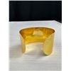 Image 2 : Vintage Gold Plated Open Cuff Bangle