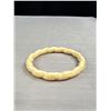 Image 2 : Vintage Hand Carved Twisted Ivory Bangle