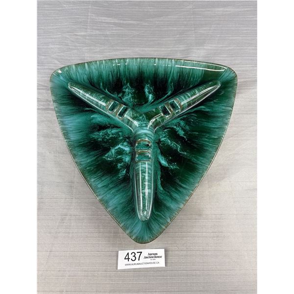 Blue Mountain Pottery Ashtray Green