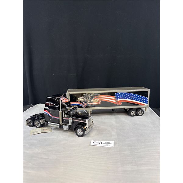 Franklin Mint Peterbilt - Model '37 Semi-Truck and Trailer