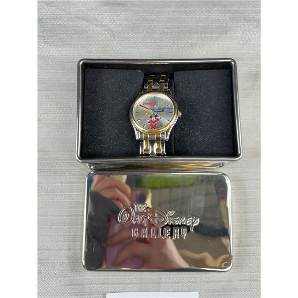 Disneyland Excusive Where The Magic Began Sorcerer Mickey Mouse Watch, In Original Packaging In Good