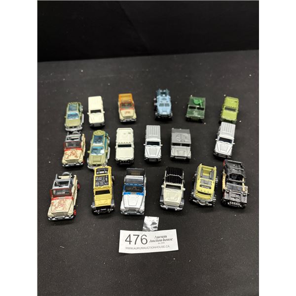 Large Lot of Diecast Cars Jurassic Park Vehicles