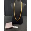 Image 1 : Vintage Solid Heavy Gold Plate Snake Chain 61 Grams
