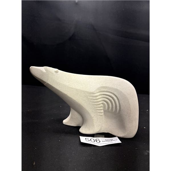 Polar Bear Marbell Stone Art Belgium