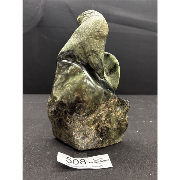 Soapstone "Simon" 2014 Carver Kingfischer