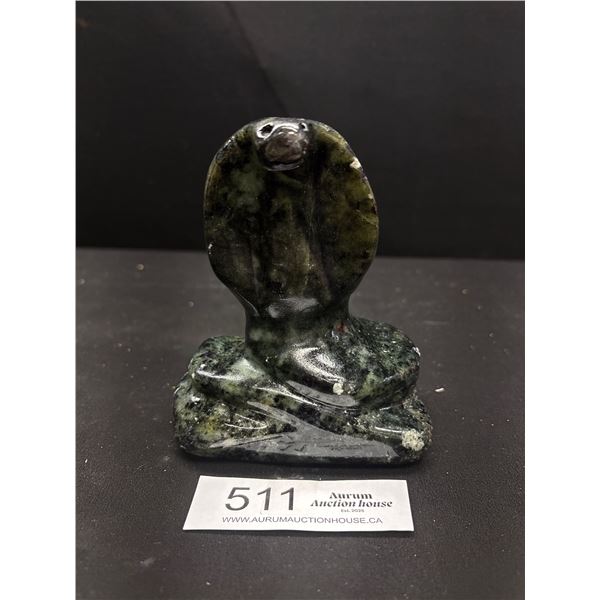 Soapstone "Dimu" Inuit Cobra