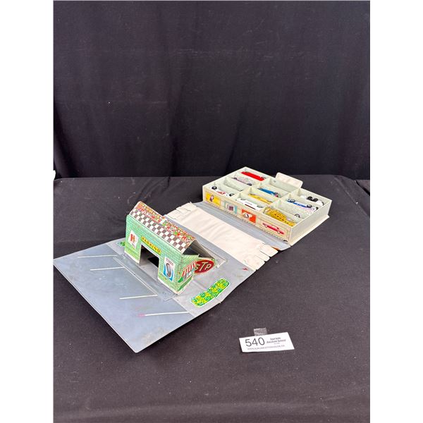 Vintage 1967 Hot Wheels Case Filled with Newer Cars