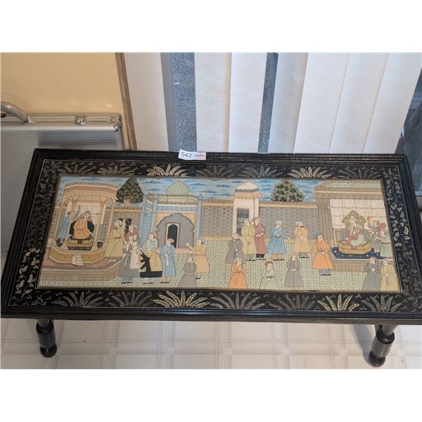 Japanese Black Lacquer Drop Table NO SHIPPING