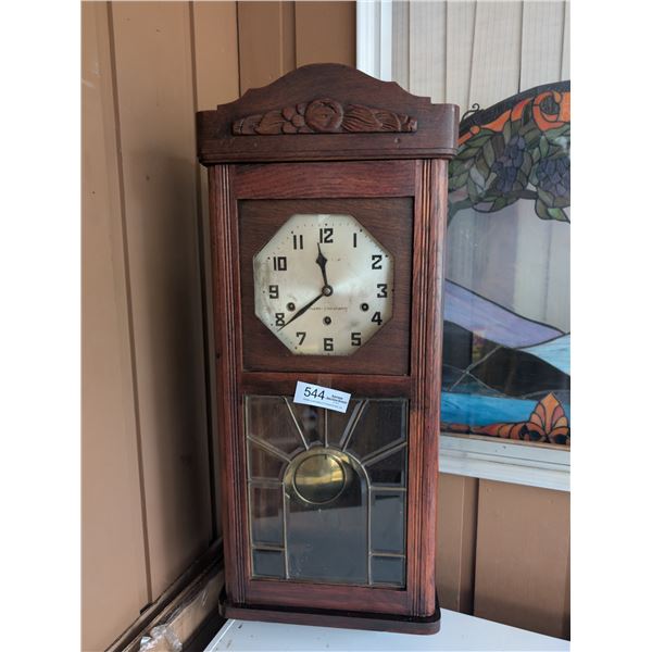 Large Wall Clock Antique Working NO SHIPPING