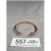 Image 1 : Copper Open Cuff Bangle w/ Magnetic Impuls