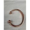 Image 3 : Copper Open Cuff Bangle w/ Magnetic Impuls