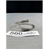 Image 1 : Vintage Silver Open Cuff Bangle