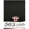 Image 2 : Silver w/ Pink Stones Ring