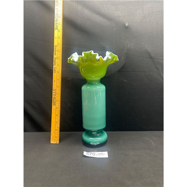 Bristul Cased Glass Vase