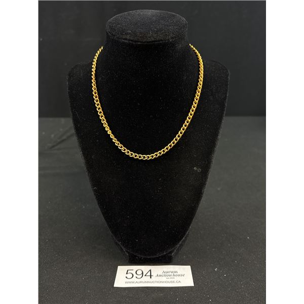 An Antique Gold Plated Necklace/Chain