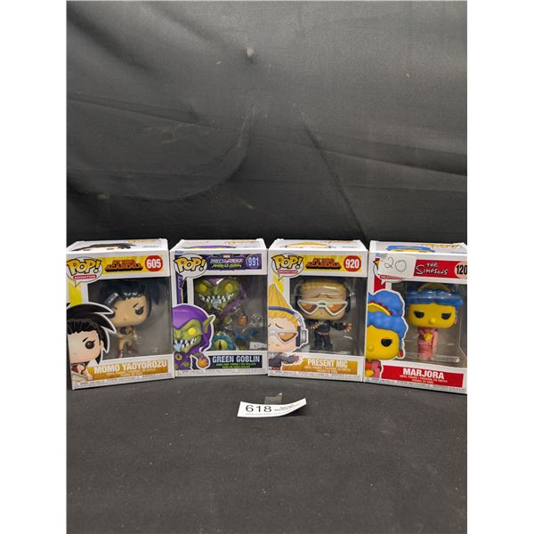 Lot of 4 Funko Pop in Original Boxes