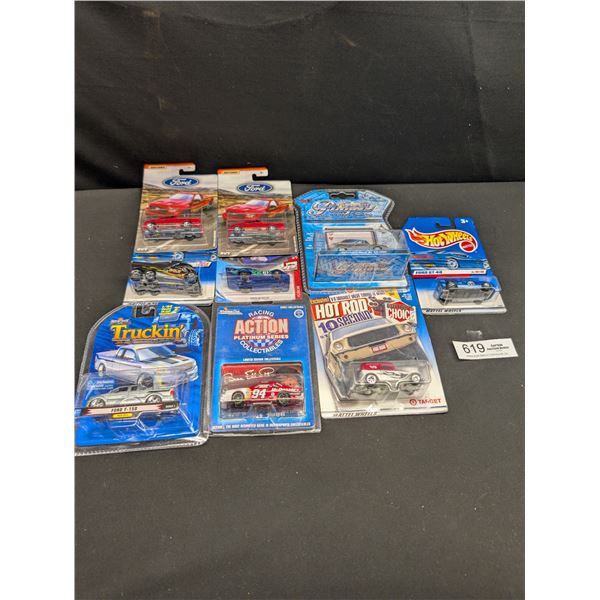 Lot of Hotwheels and Other Diecasts in Original Packages