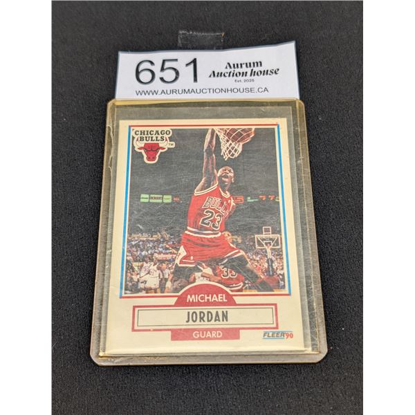 Fleer 90s Michael Jordan Card Very Nice Condition