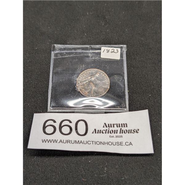 1823 Farthing Great Britian