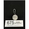 Image 1 : Vintage Rhinestone Globe/Ball Pendantn For Beads or Pearls Necklace