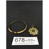 Image 1 : Vintage Bangle + Pendant