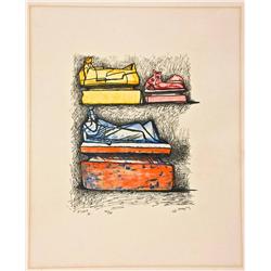 Three Reclining Figures By Henry Moore