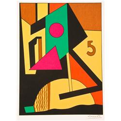 Geometric Composition (from Bildarchitecteur) By Lajos Kassak