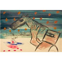 A Hovering Horse (from Ned Kelly Series) By Sidney Nolan