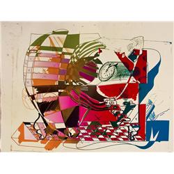 Abstract Composition (from the Double Somersault Series) By Dieter Roth
