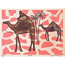 Camels By Julian Trevelyan