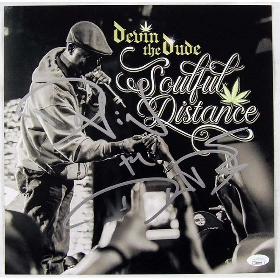 Devin Rapper Locket Rapper Devin The Dude signed photo. JSA Authenticated
