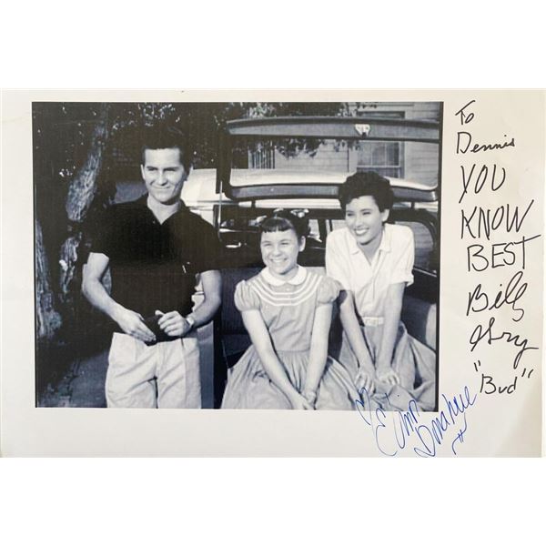 Father Knows Best Billy Gray and Elinor Donahue signed photo