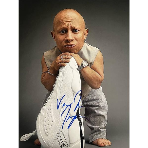 Verne Troyer signed photo