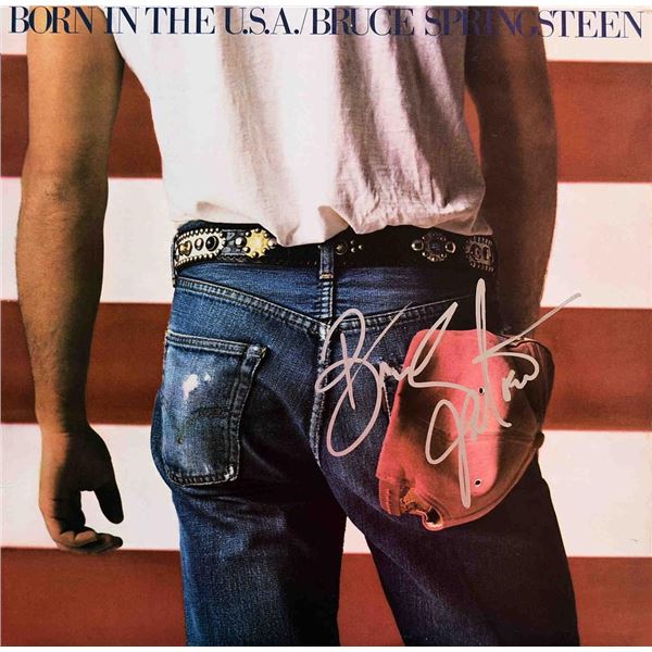 Bruce Springsteen signed Born In The U.S.A album