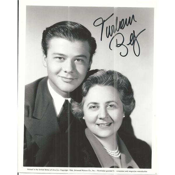 Arabian Nights Turhan Bey signed photo