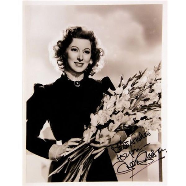 Pride And Prejudice Greer Garson signed portrait photo