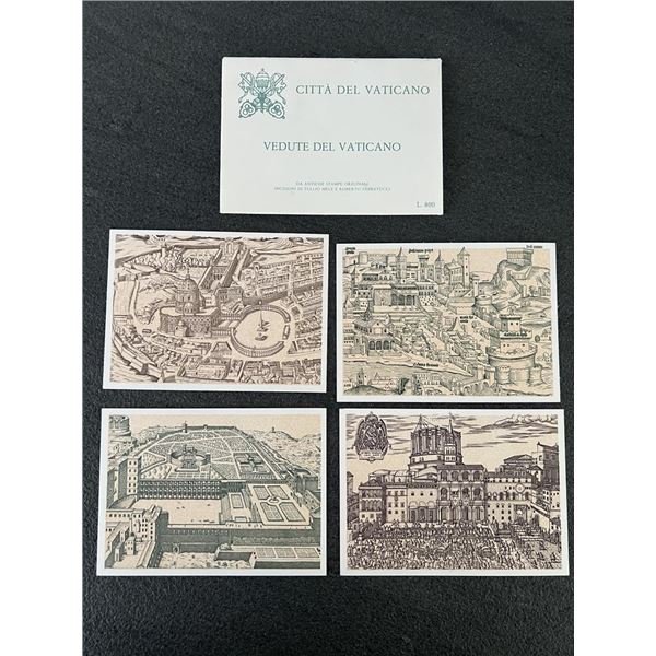 City of the Vatican set of 4 cards