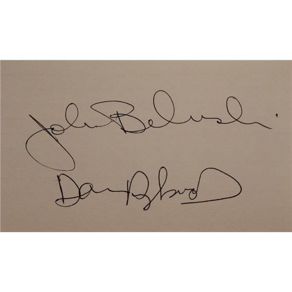 The Blues Brothers John Belushi and Dan Aykroyd signature slip