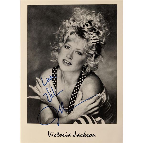Saturday Night Live Victoria Jackson Signed Photo