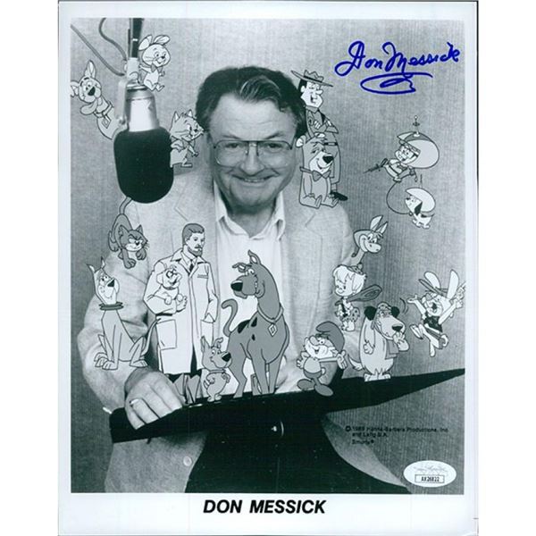 Scooby Doo Voice actor Don Messick signed photo. JSA Authenticated