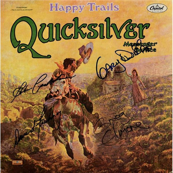 Quicksilver Happy Trails signed album