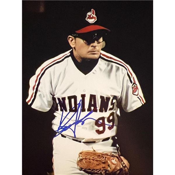 Major League Charlie Sheen signed photo