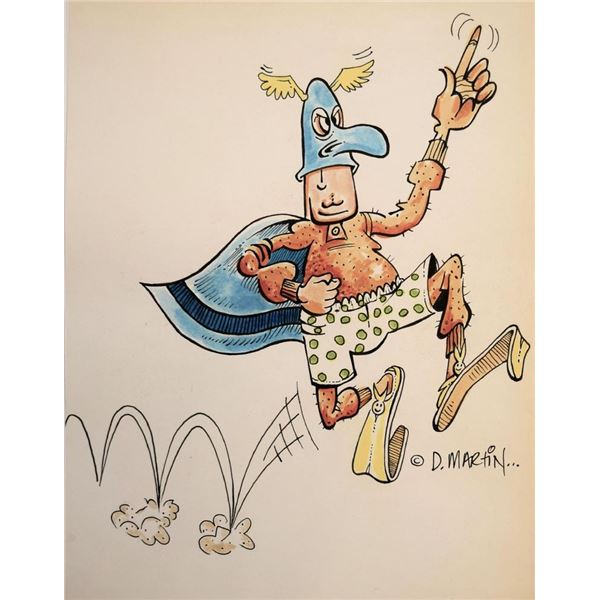 Don Martin drawn and signed sketch