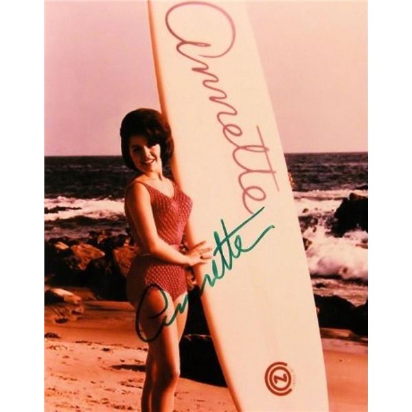 Surf Movie Queen Annette Funicello signed photo